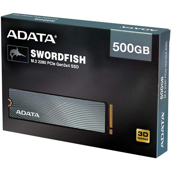 SSD A-DATA Swordfish 500GB PCI Express 3.0 x4 M.2 2280