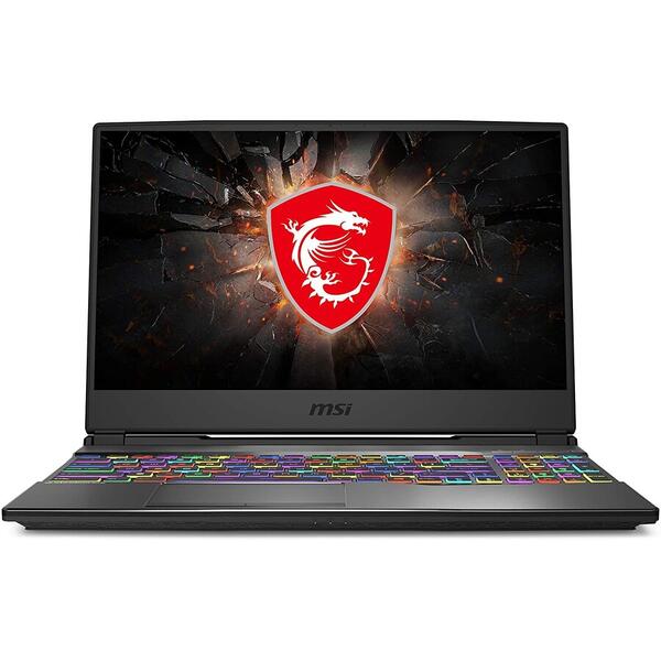 Laptop Gaming MSI GL65 Leopard 10SFSK, 15.6 inch FHD 144Hz, Intel Core i7-10750H, 16GB DDR4, 512GB SSD, GeForce RTX 2070 SUPER 8GB, Free DOS, Negru