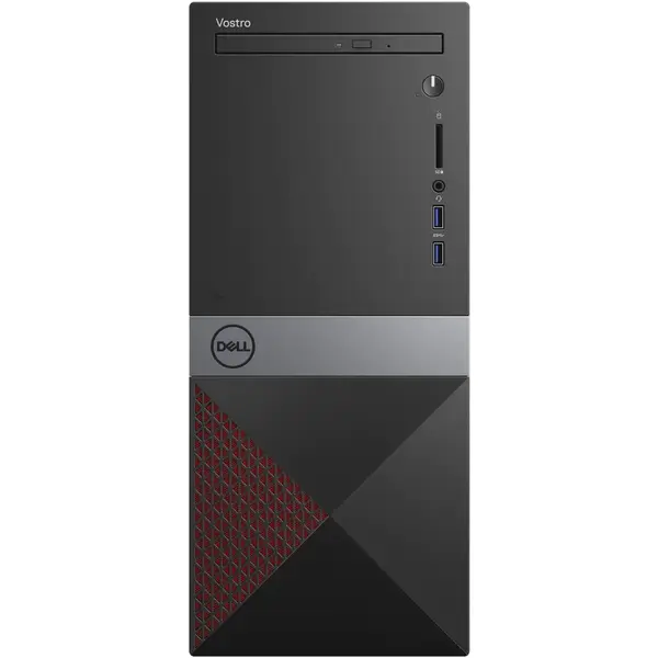 Sistem Brand Dell Vostro 3671 MT, Intel Core i5-9400 2.9GHz, 8GB RAM, 1TB HDD, Intel UHD 630, Win 10 Pro, Negru