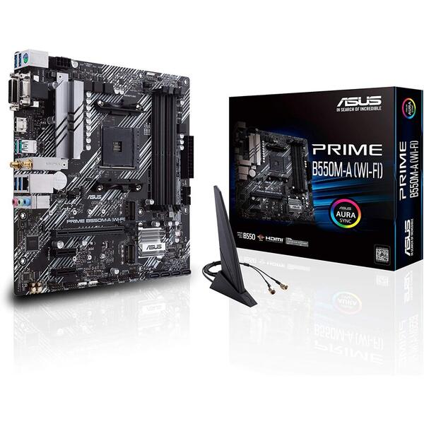 Placa de baza Asus PRIME B550M-A (WI-FI) Socket AM4