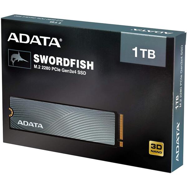 SSD A-DATA Swordfish 1TB PCI Express 3.0 x4 M.2 2280