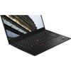 Laptop Lenovo ThinkPad X1 Carbon Gen 8, 14 inch UHD HDR 400, 500 nits, Intel Core i7-10510U, 16GB, 512GB SSD, Intel UHD, 4G LTE, Win 10 Pro, Black Paint