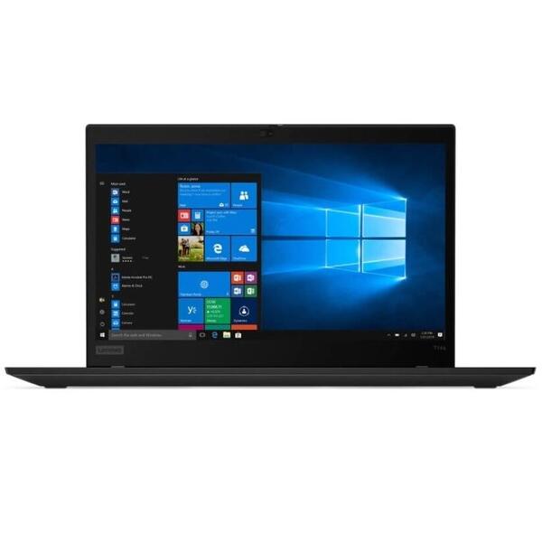 Laptop Lenovo ThinkPad T14s Gen 1, 14 inch FHD, Intel Core i5-10210U, 8GB DDR4, 256GB SSD, Intel UHD, Win 10 Pro, Black