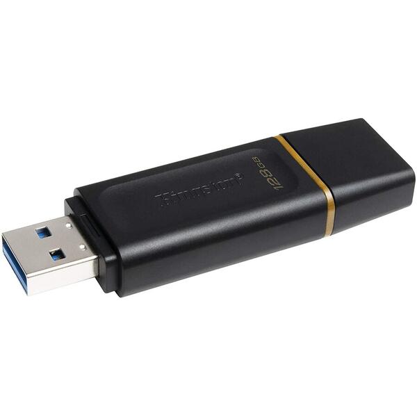 Memorie USB Kingston DataTraveler Exodia 128GB, USB 3.2, Black-Yellow