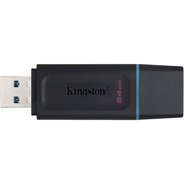 Memorie USB Kingston DataTraveler Exodia 64GB, USB 3.2, Black-Blue