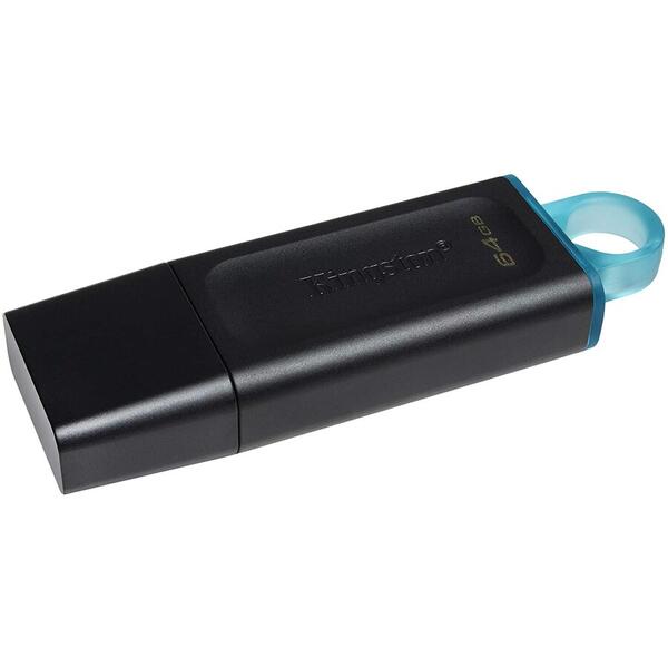 Memorie USB Kingston DataTraveler Exodia 64GB, USB 3.2, Black-Blue