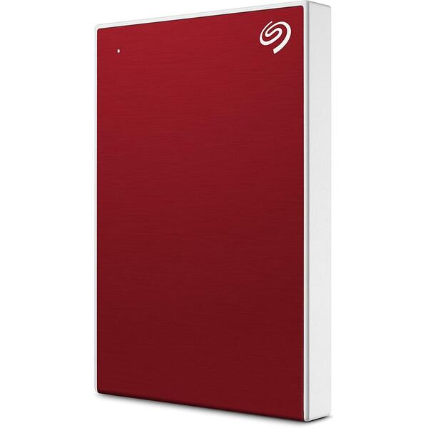 Hard Disk Extern Seagate Backup Plus Slim 2.5 inch 1TB USB 3.0, Red