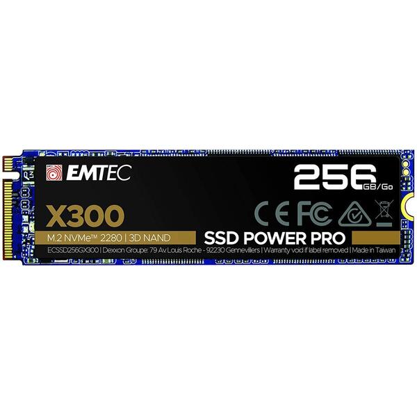 SSD EMTEC X300 256GB PCI Express 4.0 x4 M.2 2280