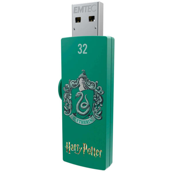 Memorie USB EMTEC M730 32GB USB 2.0 Harry Potter Slytherin & Hogwarts Set 2 bucati