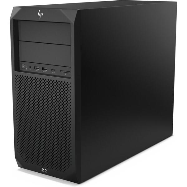 Sistem Brand HP Z2 G4 Tower Intel Core i7-9700, 16GB DDR4, 1TB SSD, nVidia Quadro P2200, Win10 Pro, Negru