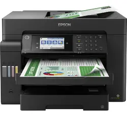 Multifunctionala Epson EcoTank L15150, Inkjet CISS, Color, Format A3, Duplex, Fax, Retea, Wi-Fi, Negru