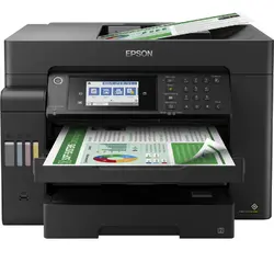 EcoTank L15150, Inkjet CISS, Color, Format A3, Duplex, Fax, Retea, Wi-Fi, Negru