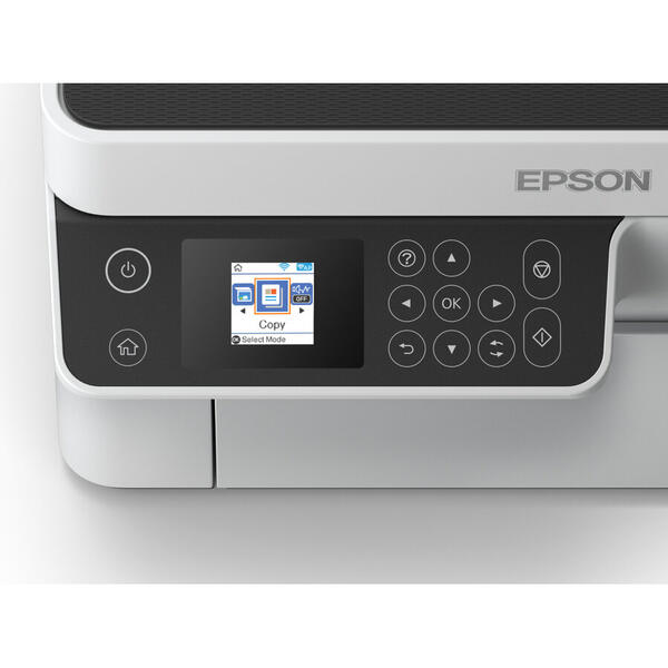Multifunctionala Epson EcoTank M2120, InkJet CISS, Monocrom, Format A4, WiFi, Alb-Negru