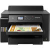 Multifunctionala Epson EcoTank L11160, InkJet CISS, Color, Format A3+, Retea, WiFi, Negru