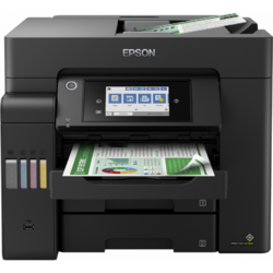 EcoTank L6550 Inkjet CISS, Color, Format A4, Duplex, Wi-Fi, Fax, Negru