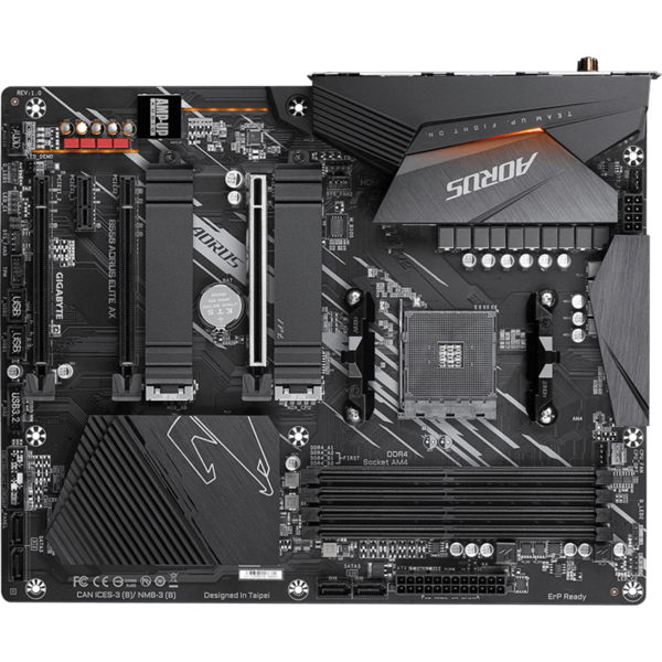 Placa de baza Gigabyte B550 AORUS ELITE AX Socket AM4