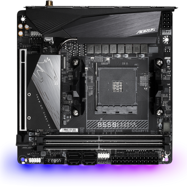 Placa de baza Gigabyte B550I AORUS PRO AX Socket AM4