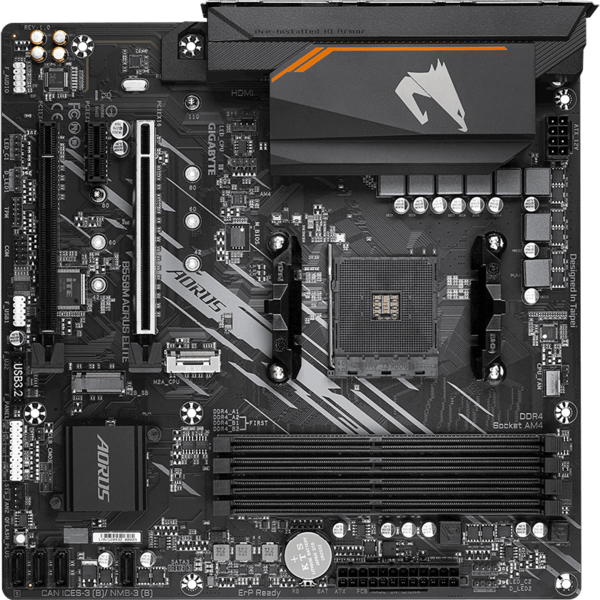 Placa de baza Gigabyte B550M AORUS ELITE Socket AM4