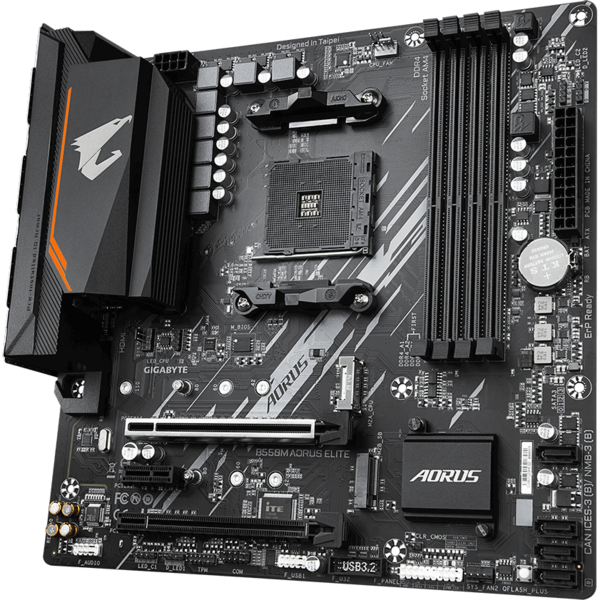 Placa de baza Gigabyte B550M AORUS ELITE Socket AM4