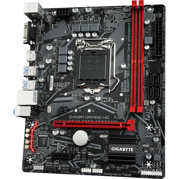 Placa de baza Gigabyte B460M GAMING HD Socket 1200