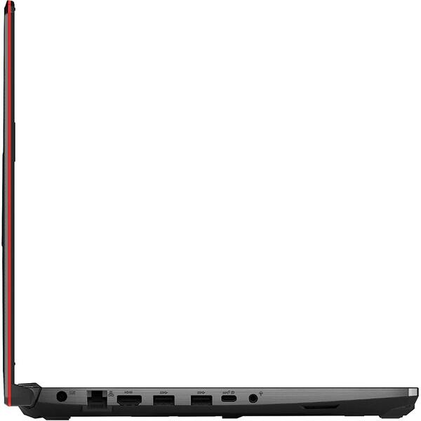 Laptop Gaming Asus TUF F15 FX506LU, 15.6 inch FHD 144Hz, Intel Core i7-10870H, 16GB DDR4, 1TB SSD, nVidia GeForce GTX 1660 Ti 6GB, No OS, Bonfire Black
