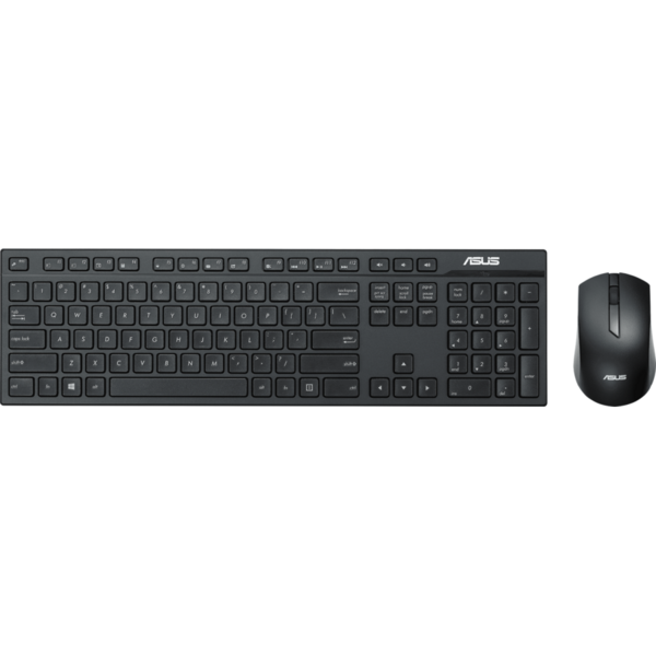 Kit Tastatura si Mouse Asus W2500 Wireless, Negru