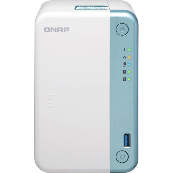 NAS Qnap TS-251D-2G, Alb