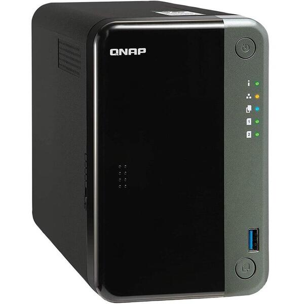 NAS Qnap TS-253D-4G Intel Celeron Quad-Core J4125 2.0 GHz, 4 GB DDR4, 2x HDD, 1x HDMI, 5x USB, 2 x Lan