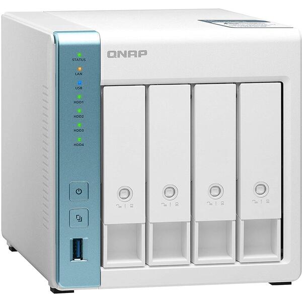 NAS Qnap TS-431P3-2G, 4 Bay, 2GB Alb