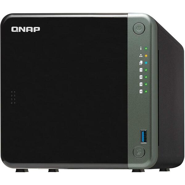 NAS Qnap TS-453D-4G, 4 Bay, 4GB, Negru