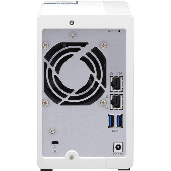 NAS Qnap TS-231P3-2G, 2 Bay, 2GB Alb