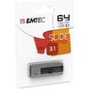 Memorie USB EMTEC B250 Slide 3.1 64GB USB 3.0