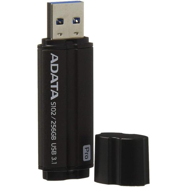 Memorie USB A-DATA S102 Pro Advanced 256GB USB 3.1 Gri