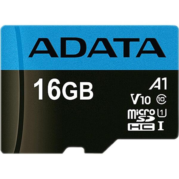 A-DATA Premier Pro, MicroSDHC, 16GB, UHS-I, Class 10 + Adaptor microSD