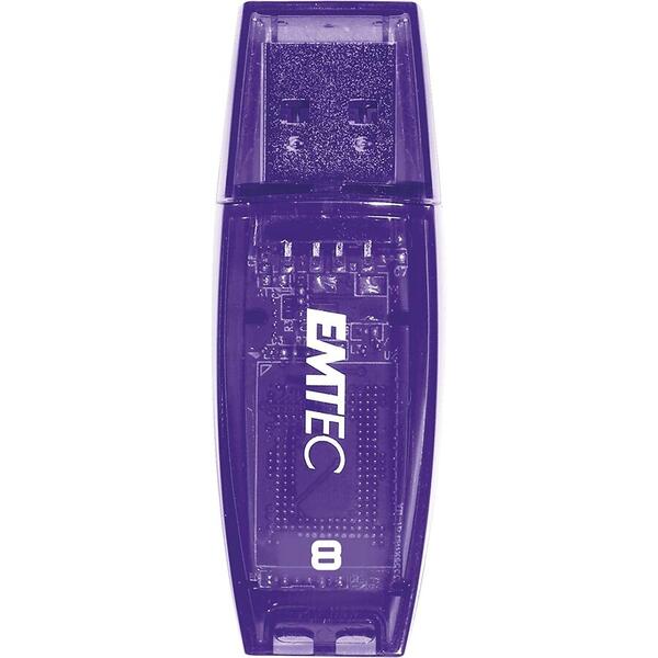 Memorie USB EMTEC C410 Color Mix 2.0 8GB USB 2.0, Violet