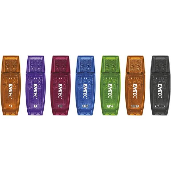 Memorie USB EMTEC C410 Color Mix 2.0 8GB USB 2.0, Violet