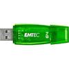 Memorie USB EMTEC C410 Color Mix 2.0 64GB USB 2.0, Green