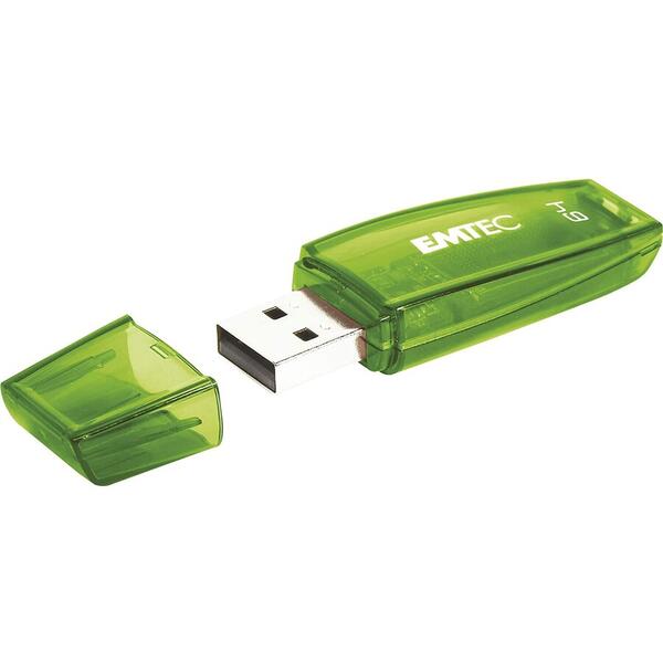 Memorie USB EMTEC C410 Color Mix 2.0 64GB USB 2.0, Green