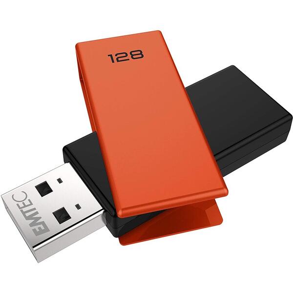 Memorie USB EMTEC C350 Brick 2.0 128GB USB 2.0 Orange