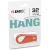 Memorie USB EMTEC D200 Hang 2.0 32GB USB 2.0 Orange