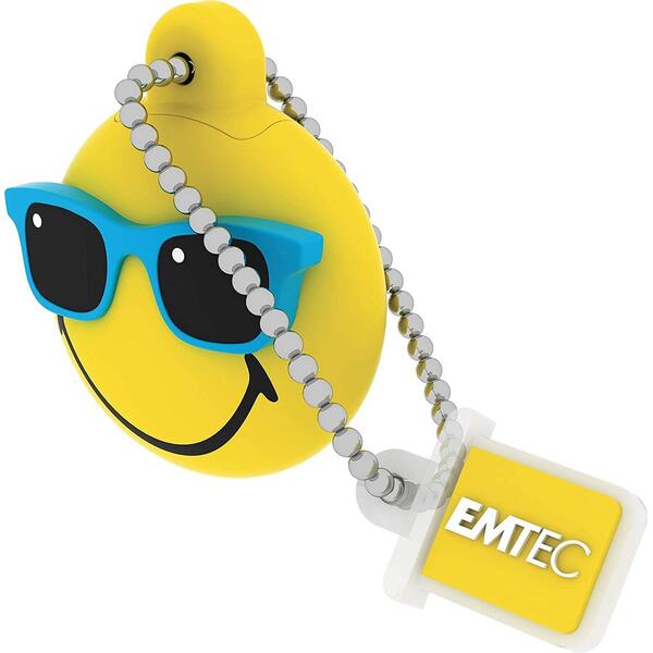 Memorie USB EMTEC SW108 Mister Hawaii Yellow 16GB USB 2.0