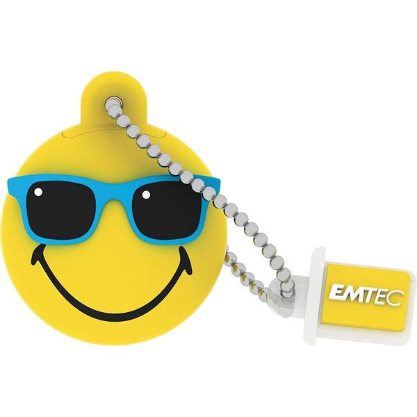 Memorie USB EMTEC SW108 Mister Hawaii Yellow 16GB USB 2.0