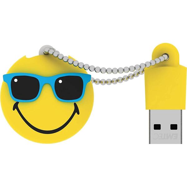 Memorie USB EMTEC SW108 Mister Hawaii Yellow 16GB USB 2.0