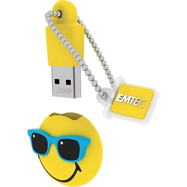 Memorie USB EMTEC SW108 Mister Hawaii Yellow 16GB USB 2.0