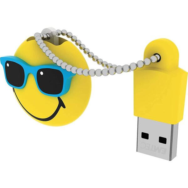 Memorie USB EMTEC SW108 Mister Hawaii Yellow 16GB USB 2.0