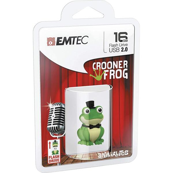 Memorie USB EMTEC M339 Crooner Frog 16GB USB 2.0