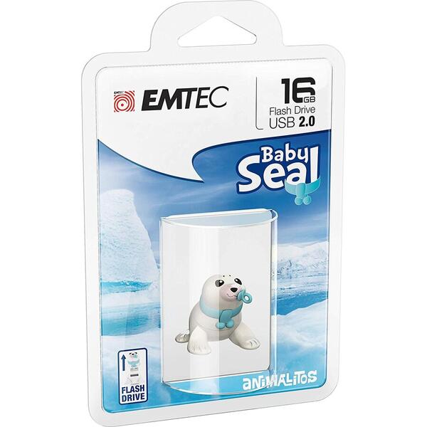 Memorie USB EMTEC M334 Baby Seal 16GB USB2.0