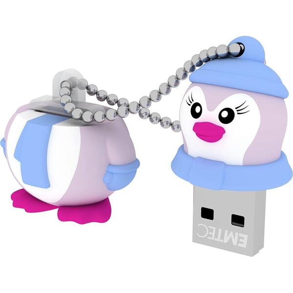 Memorie USB EMTEC M336 Lady Penguin 16Gb USB 2.0