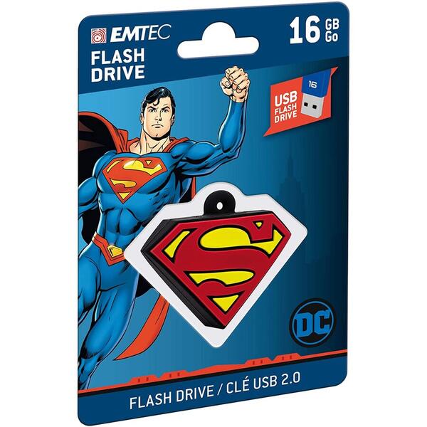 Memorie USB EMTEC DC Comics Collector Superman 16GB USB 2.0