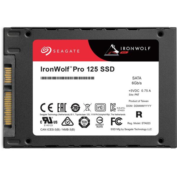 SSD Seagate IronWolf Pro 125 NAS 3.84TB SATA 3 2.5 inch